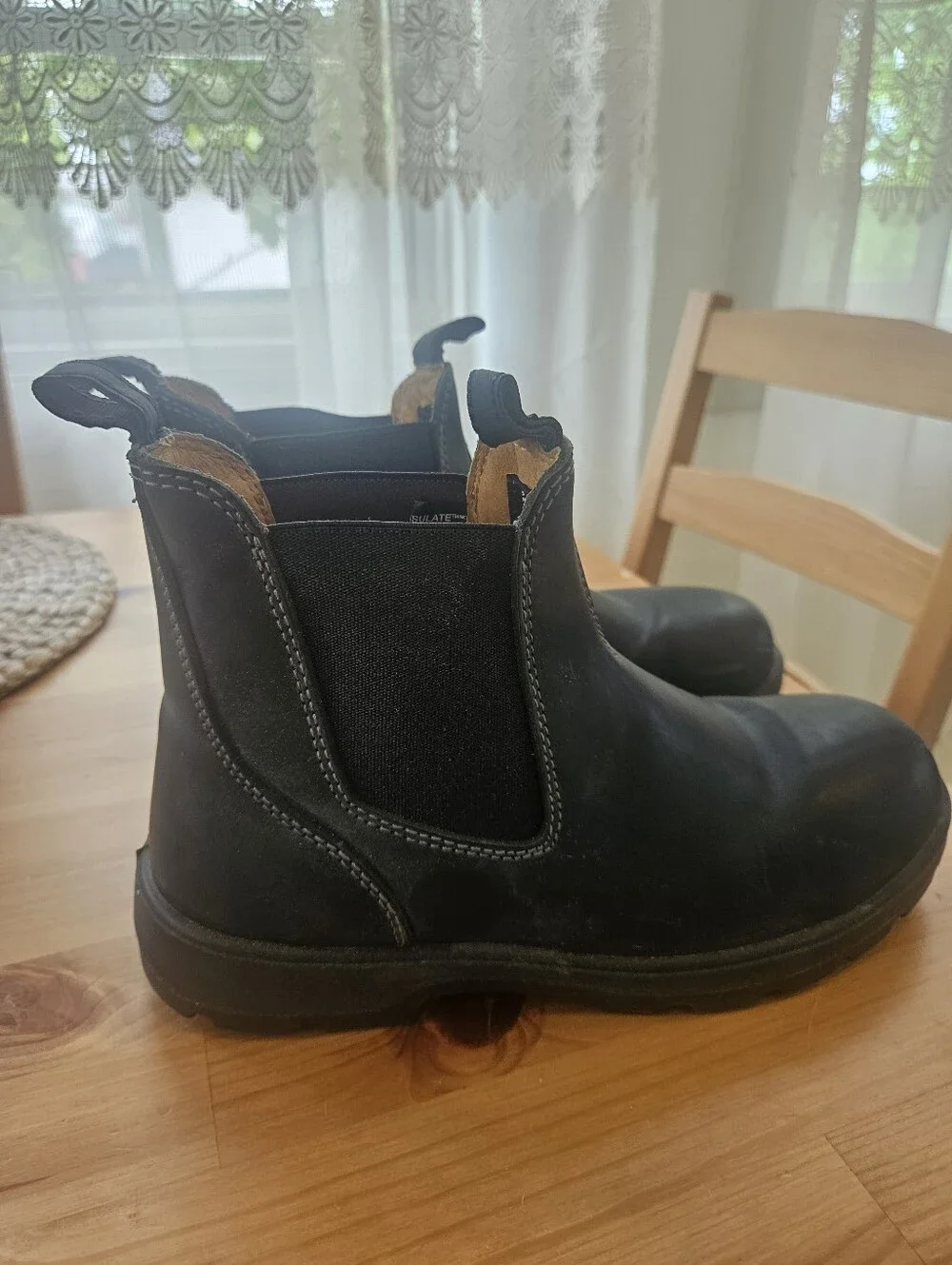 Aquatherm Black Chelsea Work Boot Size 10 - Picture 3 of 11